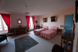 The pink guest room, view 2