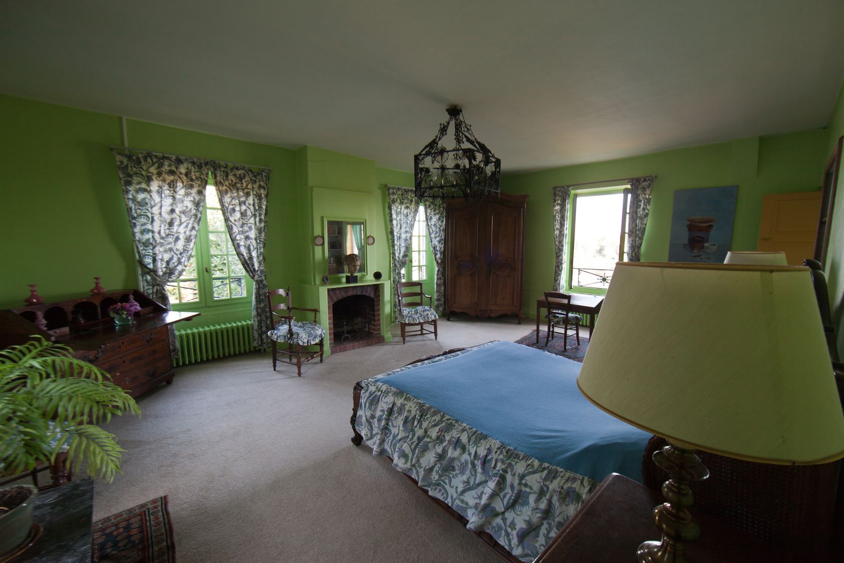Chambre verte la mouche abeille