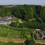 Chambres hotes Loire, la maison vue du ciel