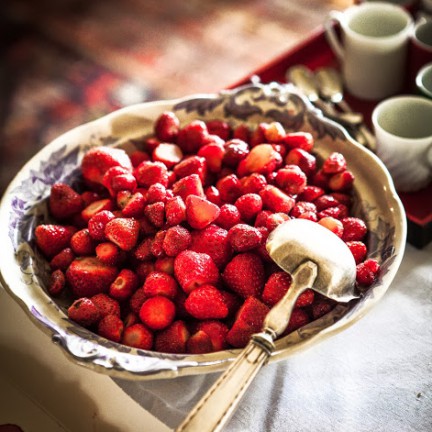 Strawberries from the garden